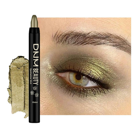 Kaely Cream Eye Shadow Sticks, Deep Green Shimmer Eyeliner Pencil Eyeshadow Palette Makeup, Eye Highlighter Brightener Stick for Older Women Waterproof Pigmented, sombras para ojos, New-79