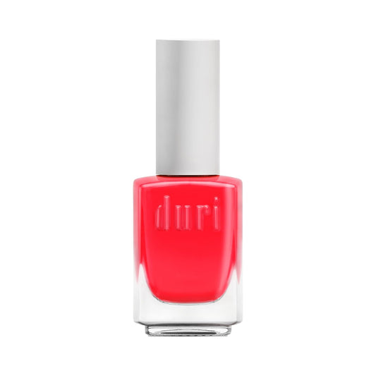 duri 161N Eruption Nail Polish, Neon Red Matte Finish, Full Coverage, Lasting, 0.45 Fl Oz