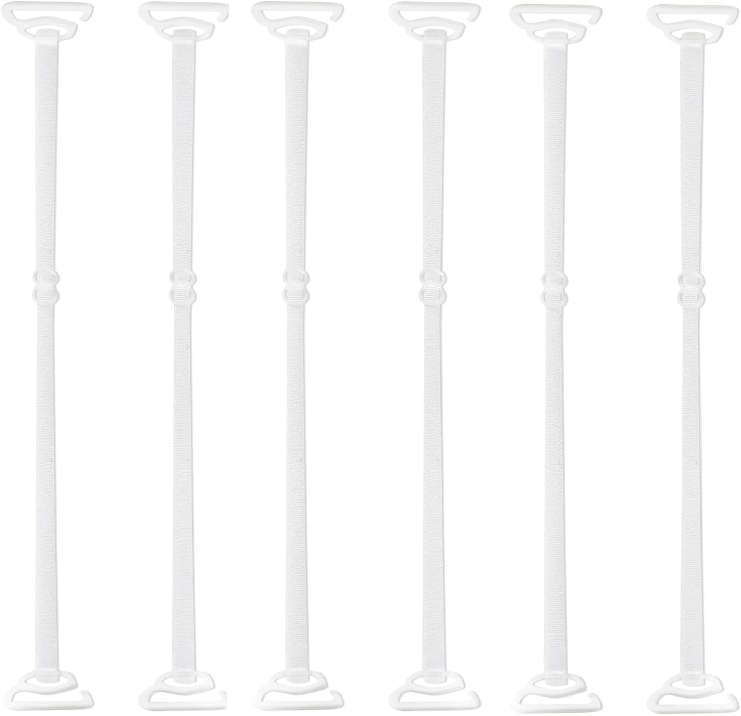 Magicmode 3 Pairs Bra Strap Replacement Elastic Adjustable Removable Multi Color