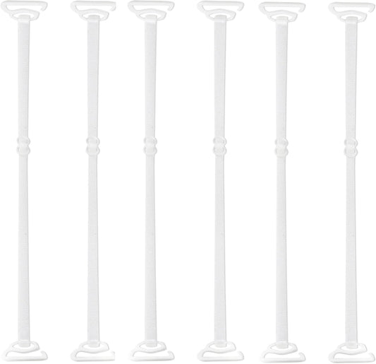 Magicmode 3 Pairs Bra Strap Replacement Elastic Adjustable Removable Multi Color