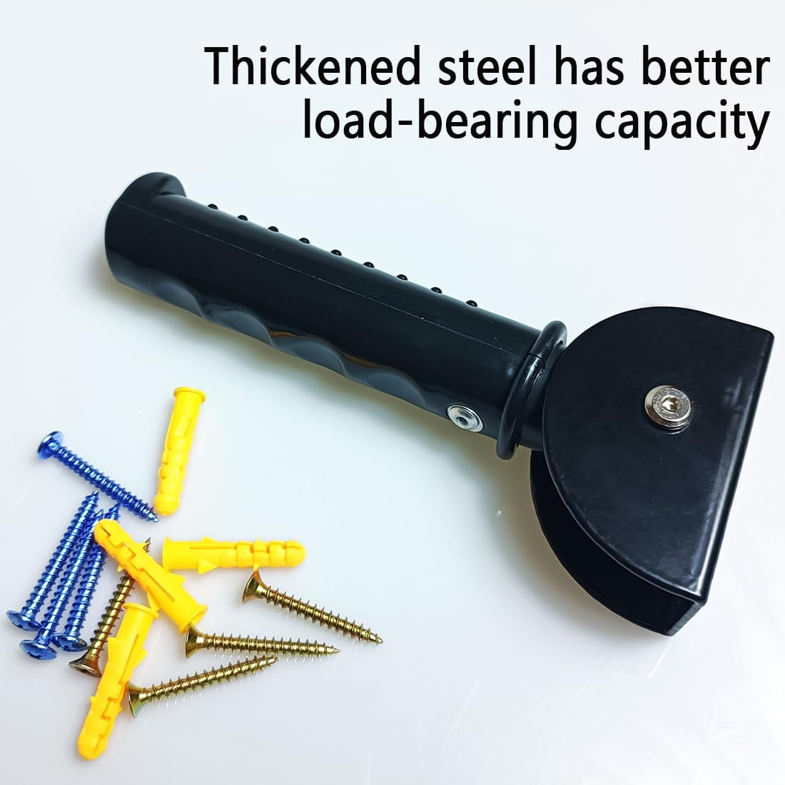 Doorway Flip Assist Handle,Stair Folding Assist Handle,Door Assistant Support Grip for Seniors, Elderly, Disabled, Handicap and Injured People (Black-1 Set)