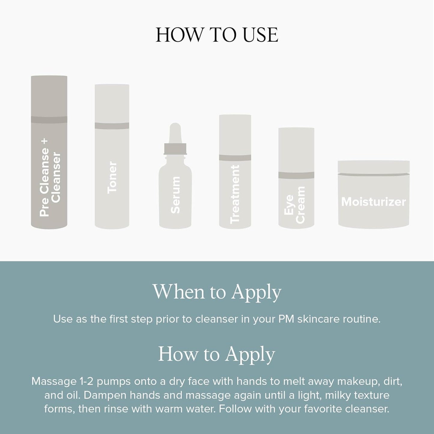 DRMTLGY Pre-Cleansing Oil - Makeup Remover Oil to be Paired with Facial Cleanser - Cleanser for Face - Melts Mascara, Makeup, & Preps for Cleansing, 5 fl oz