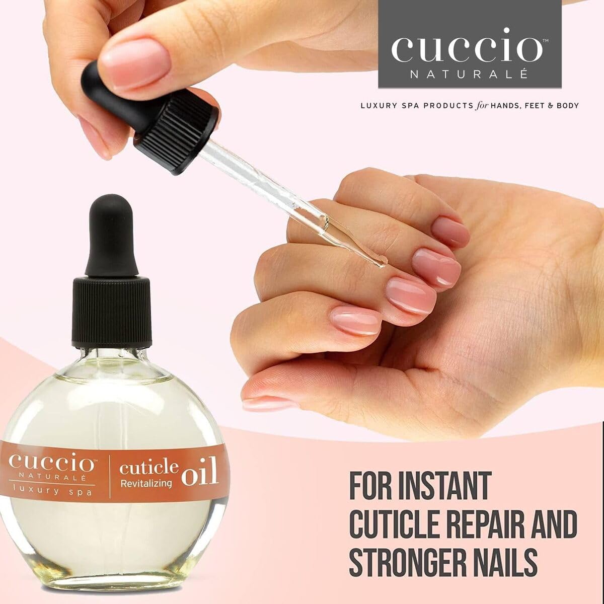 Cuccio Naturale Revitalizing Cuticle Oil - Hydrating Oil For Repaired Cuticles Overnight - Remedy For Damaged Skin And Thin Nails - Paraben/ Cruelty-Free Formula - Sweet Almond - 2.5 Oz