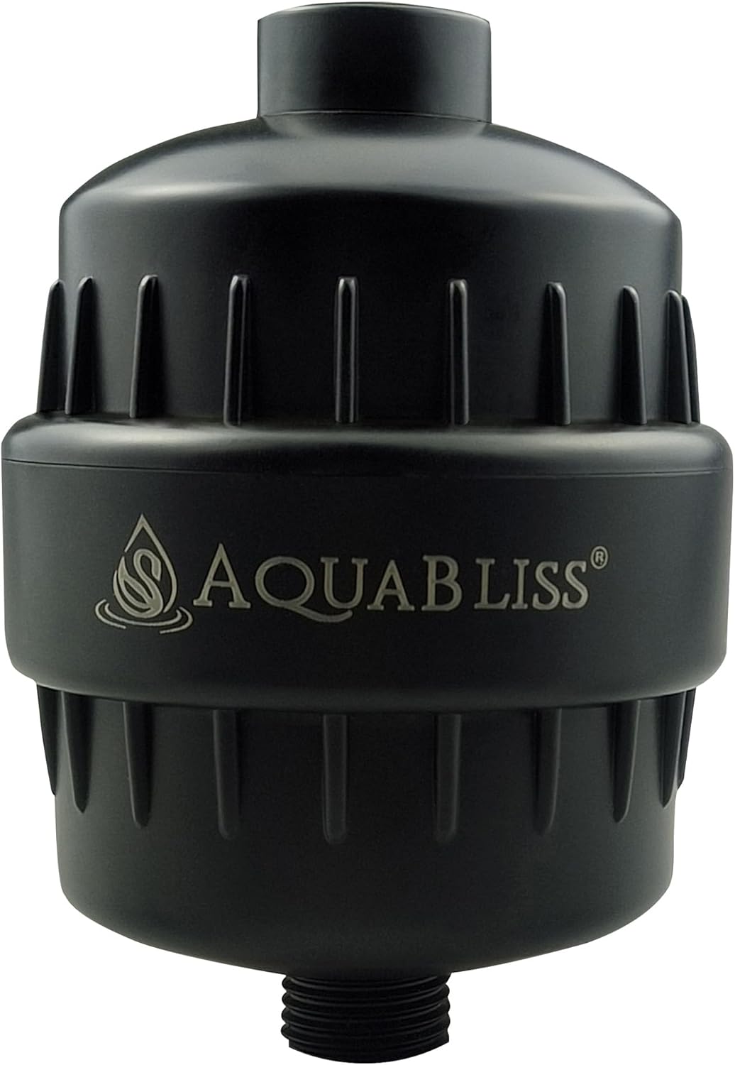 AquaBliss High Output Revitalizing Shower Filter - Reduces Dry Itchy Skin, Dandruff, Eczema, and Dramatically Improves The Condition of Your Skin, Hair and Nails - Matte Black (SF100-BK)