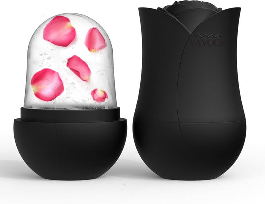 Silicone Ice Mold Facial Rollers, Care Tools Massager for Face, Eyes, Neck, Relieve Fine Lines and Wrinkles, Beauty Ice Roller Skin Care Tools Gifts for women Gift