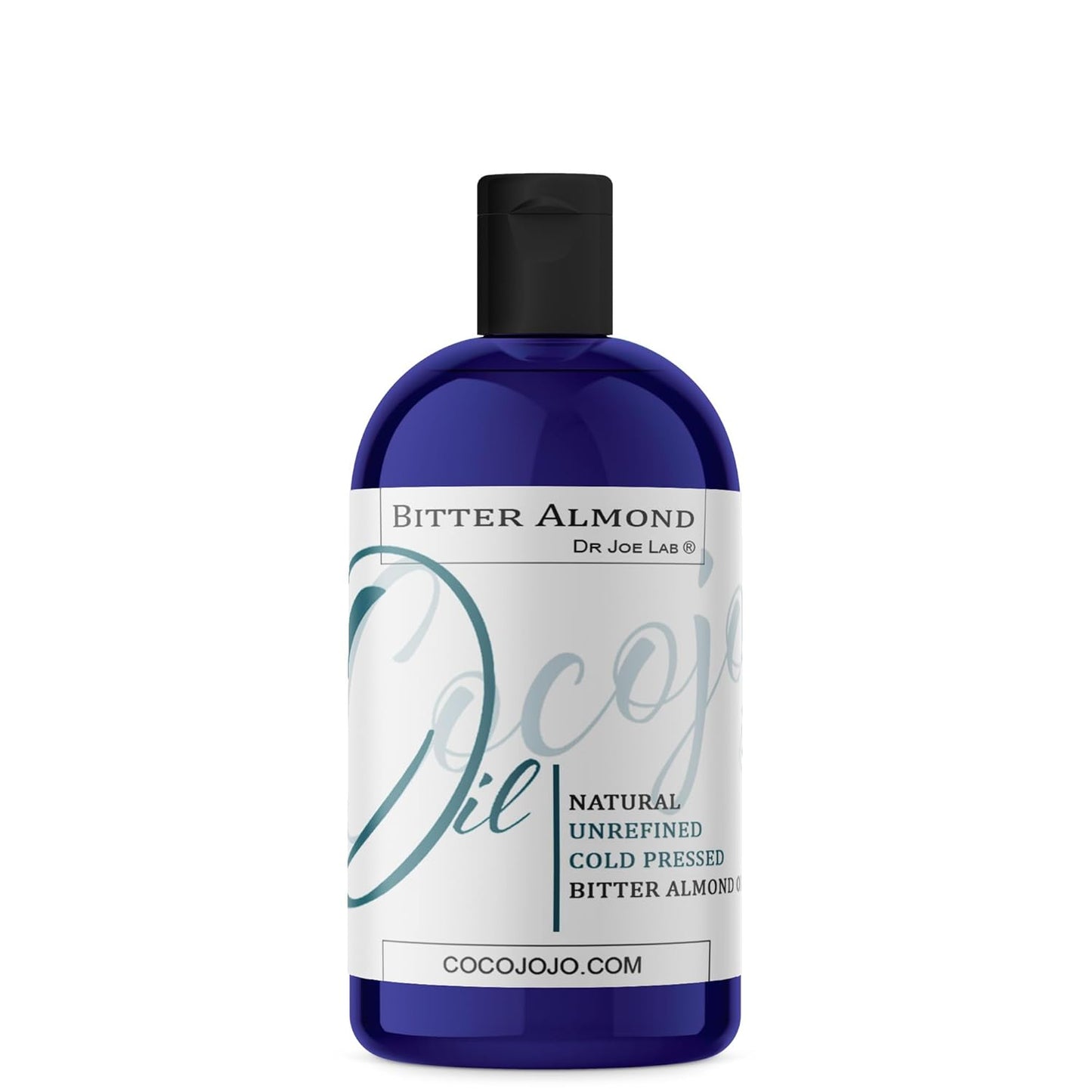 Dr Joe Lab Bitter Almond Oil - 16 oz - Pure Natural Sourced Non-GMO Bulk Carrier Oil - for Skin, Hair, Body, Nails, Face, Arms & Legs - Hydrates, Nourishes, Moisturizes