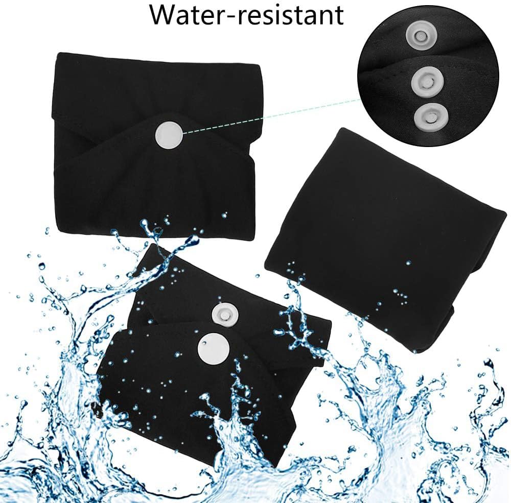 Reusable Bamboo Sanitary Towels Pads, TopDirect 8 Pack Medium & Large (9.06" & 11.02") Heavy Flow Night Pads Washable Cloth Menstrual Pad with Wet Bag for Women