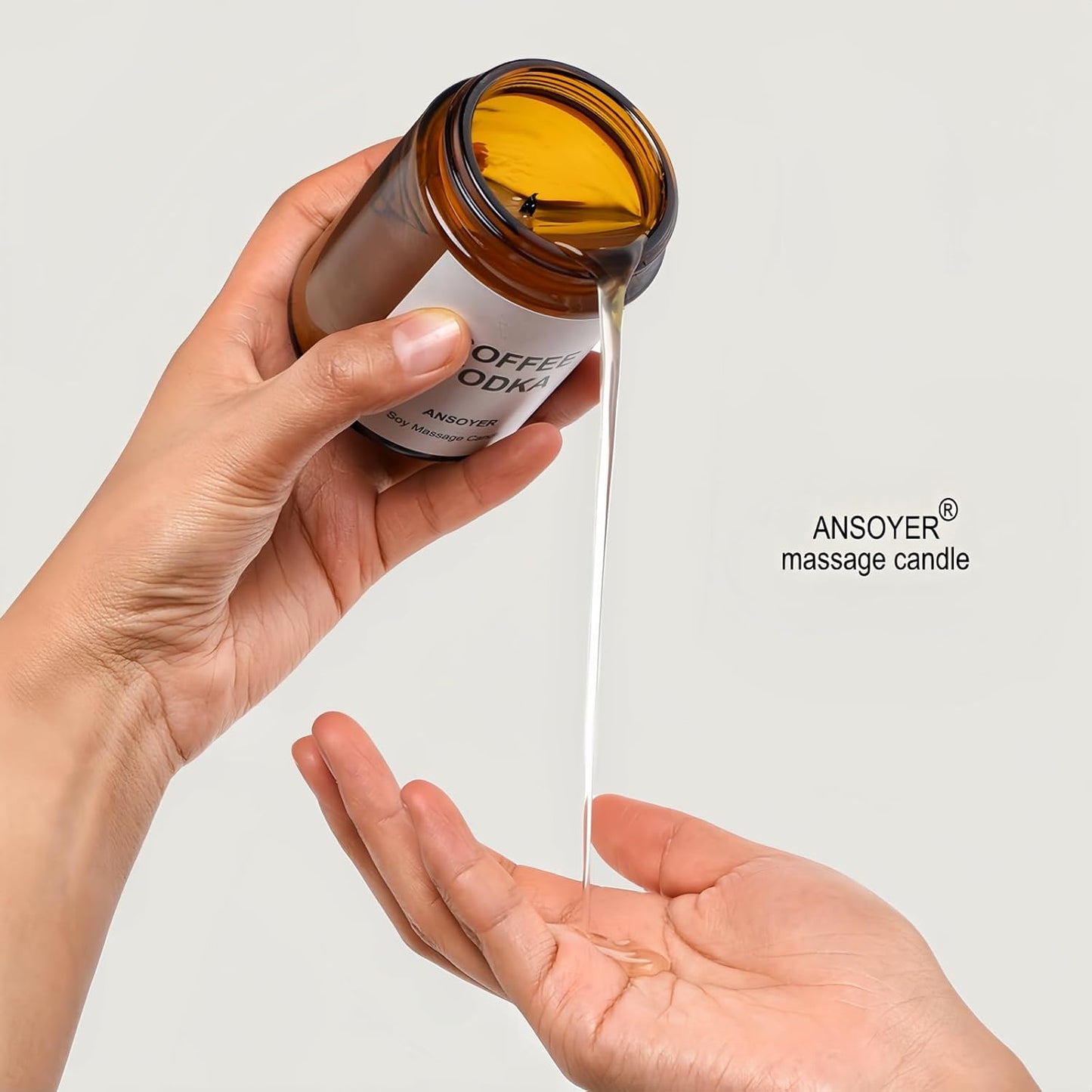 4PCS Massage Candles for Massage Therapy -Soy +Hemp Seed Oil, Body Oil Lotion Candle- Gift Set-18.08OZ (Lavender, Rum Raisins, Coffee Vodka, Tobacco Vanilla)