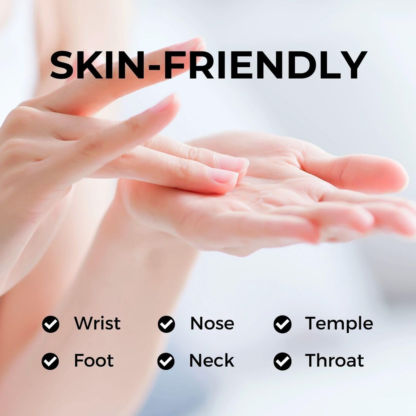 Benatu Peppermint Oil Roll On, Pre-Diluted Natural Essential Oil Blend Roller Travel Size for Skin Care, Aromatherapy, Hair, Body Topical Massage - Head Refresh 10ml