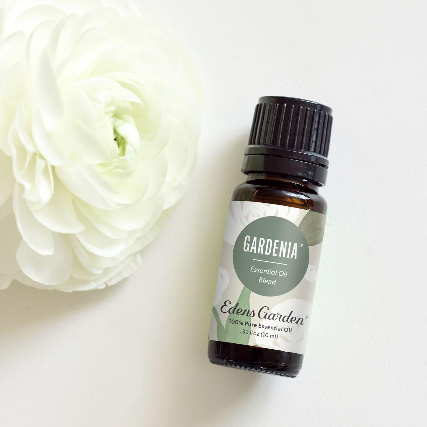 Edens Garden Gardenia Essential Oil Blend – 100% Pure Premium Grade for Diffuser, DIY Soap & Candle Making, Natural Aromatherapy & Skin Safe, Undiluted & Clean, No Added Fragrance 10 ml (.33 fl oz)