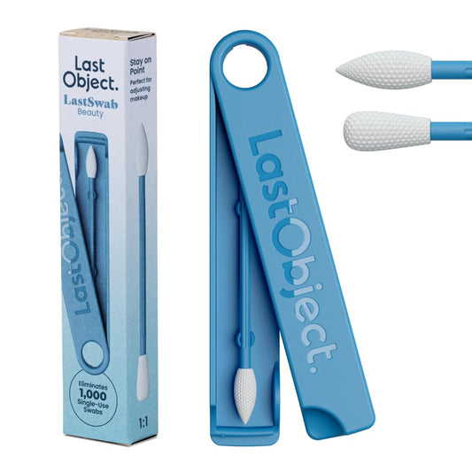 LastSwab® Reusable Cotton Swabs for Gentle and Eco-Friendly Beauty Routines - The Sustainable Alternative to Single-Use Q Tips - Zero Waste & Easy to Clean - Comes with a Convenient Travel Case Holder