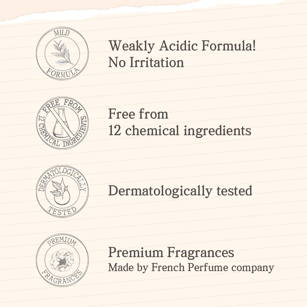 jmella in france Queen5 Body Wash -luxury fragrance Made by French Performer- Chemical free Free From 7 kinds of Paraben-33.8 FLoz