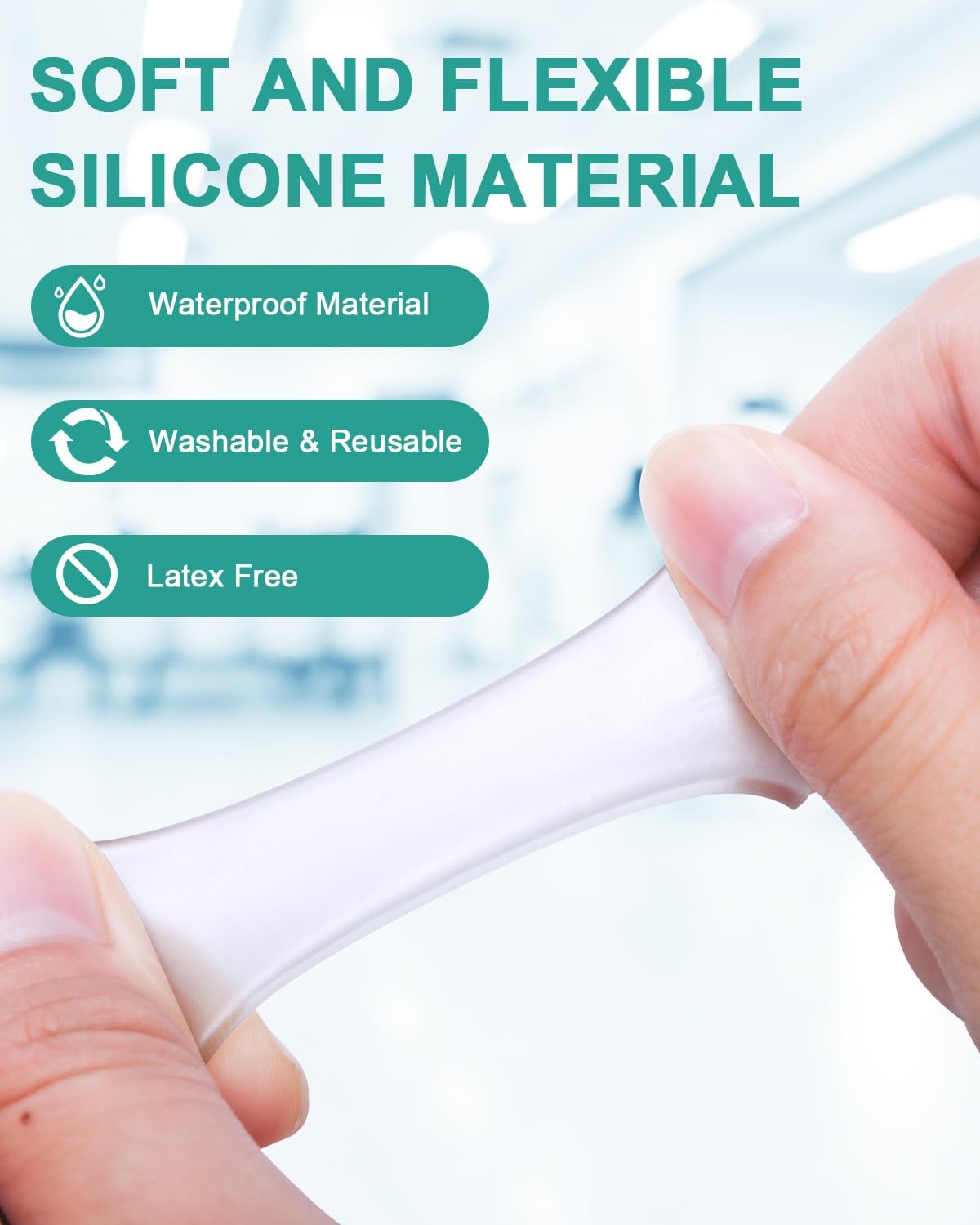 16 Pack Silicone Toe Sleeves Gel Corn Protectors Cushions for Women Men Foot Pain Relief, Soft Toe Tube Pads Corn Cushions for Calluses, Bunion Blisters, Hammertoe, Toenails Loss