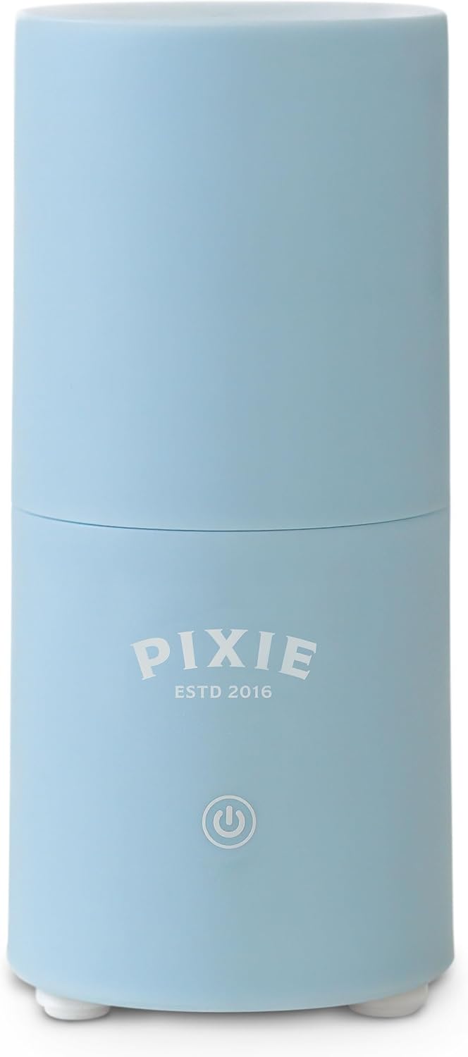 Pixie Menstrual Cup & Disc Steamer Sterilizer 2.0 - Kills 99.9% of Germs with Cleaner Steam - Wash Your Period Cup in 3 Minutes! - The Most Asked for Sensor On-Off Button & Must Have Cylinder Shape