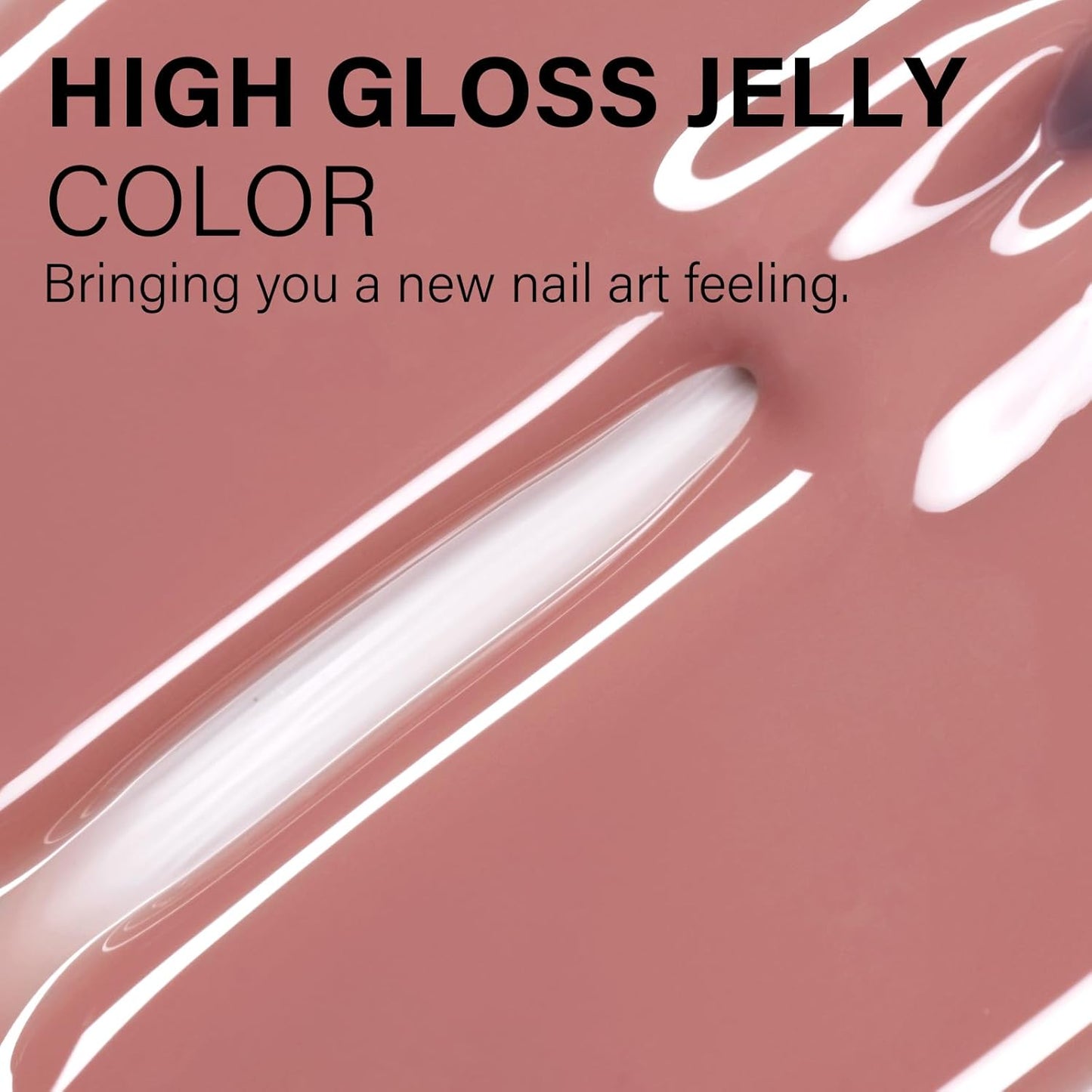 AILLSA Nude Gel Nail Polish Warm Lips Jelly Gel Polish Neutral Sheer Translucent Light Gel Polish Long Lasting Nude Pink Color Soak Off U V Gel for French Manicure Nail Art at Home 0.51 Oz