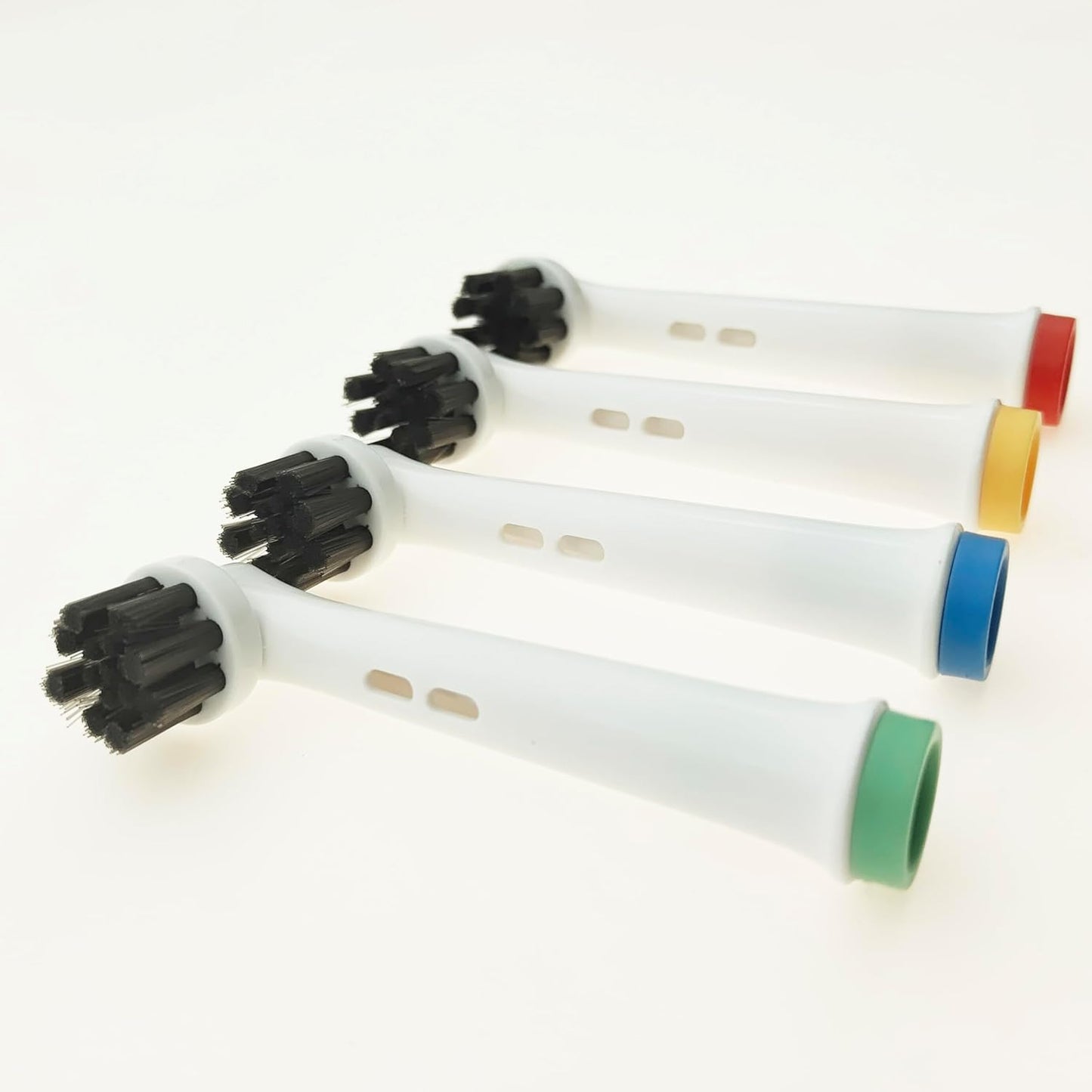 Replacement Toothbrush Heads Compatible with Oral-B Braun Electric Toothbrushes, Black, Bamboo-Charcoal Infused Bristles Refills for 3756 3757 3765 3744 3709 3762 4704 4739 4729 (8)