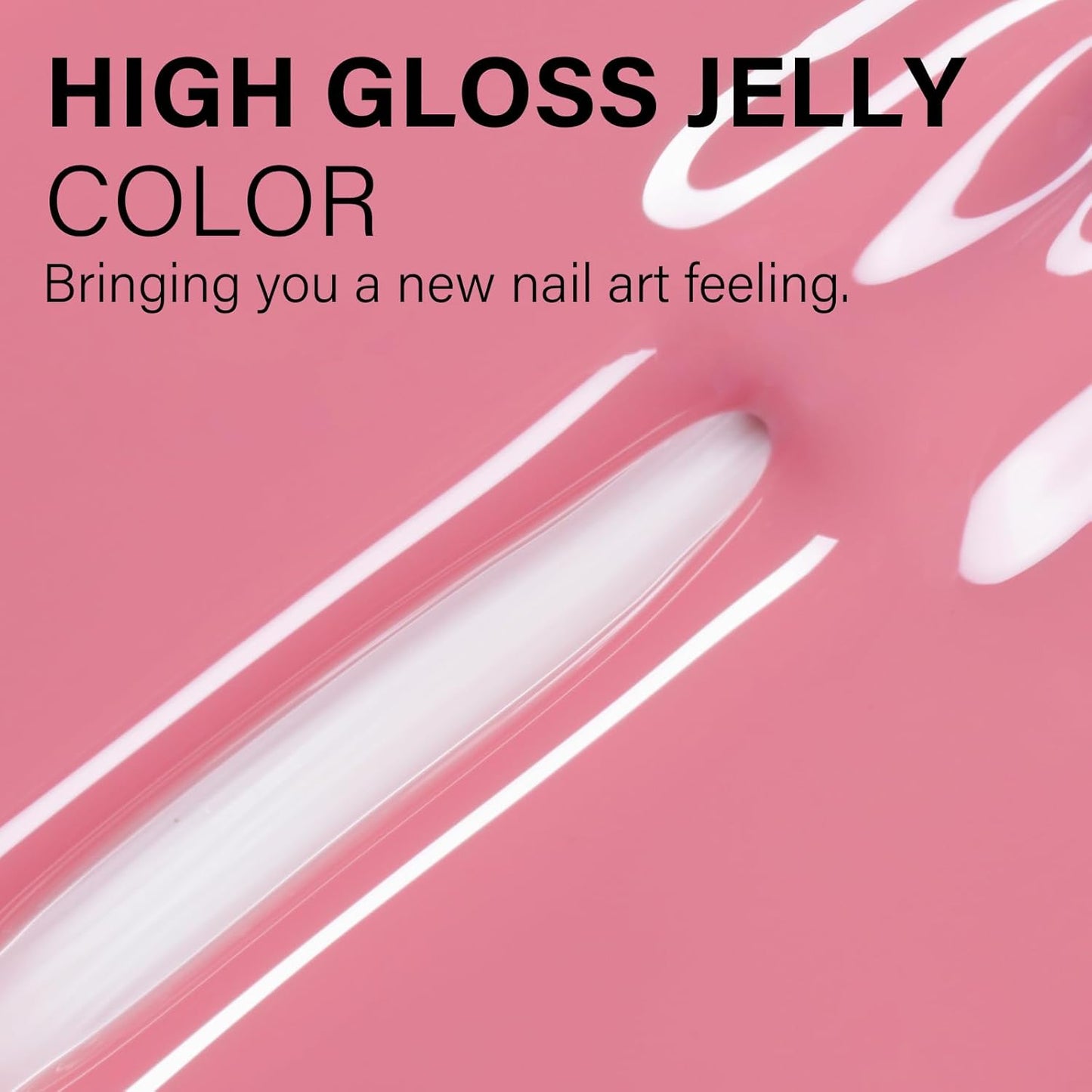 AILLSA Rose Pink Gel Nail Polish Rose Lake Jelly Gel Polish Neutral Sheer Translucent Nude Gel Polish Long Lasting Blush Red Soak Off U V Gel for French Manicure Nail Art at Home 0.51 Oz