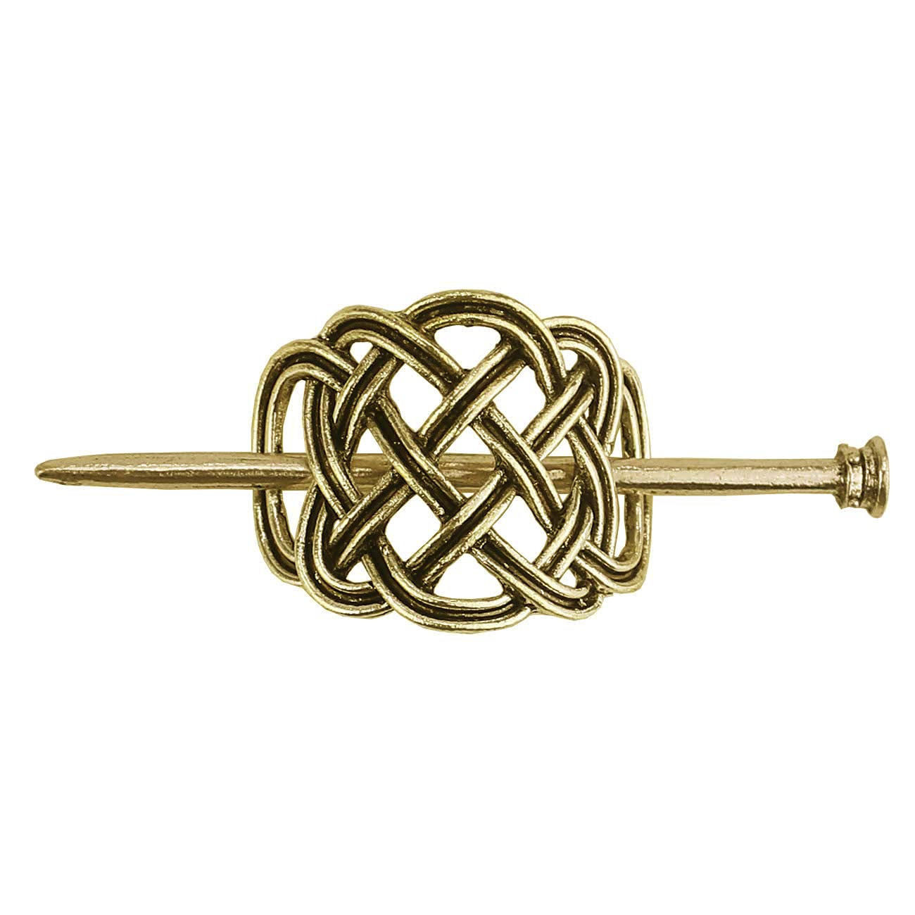 Tinsow Silver Celtic Hair Slides, Creative Minimalist Hair Barrettes and Claws for Women - Hair Accessories (Style C H -New)