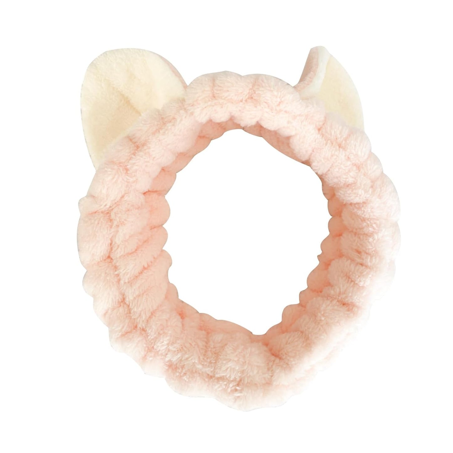 3 Pack Ears Headbands Spa Makeup Head band Cute Make Up Plush Cat Hair band Soft Stretch Fuzzy Cosplay Costume Adult Women Teen Girls Kids 3Pack