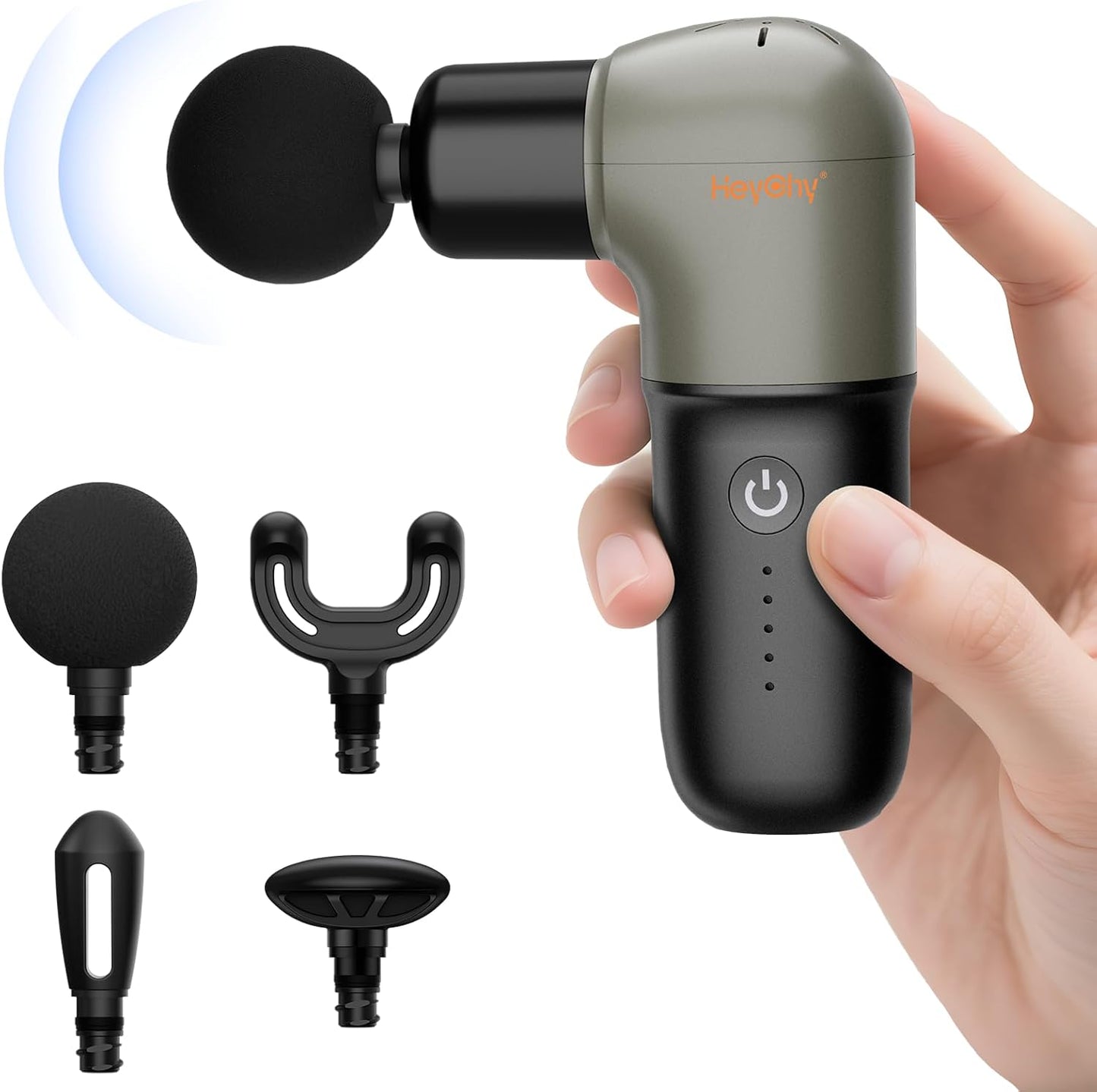 Super Mini Massage Gun, Deep Tissues Percussion Muscle Massager, Compact Sports Travel Massage Gun, Portable Massager Gun for Gifts for her him, Black