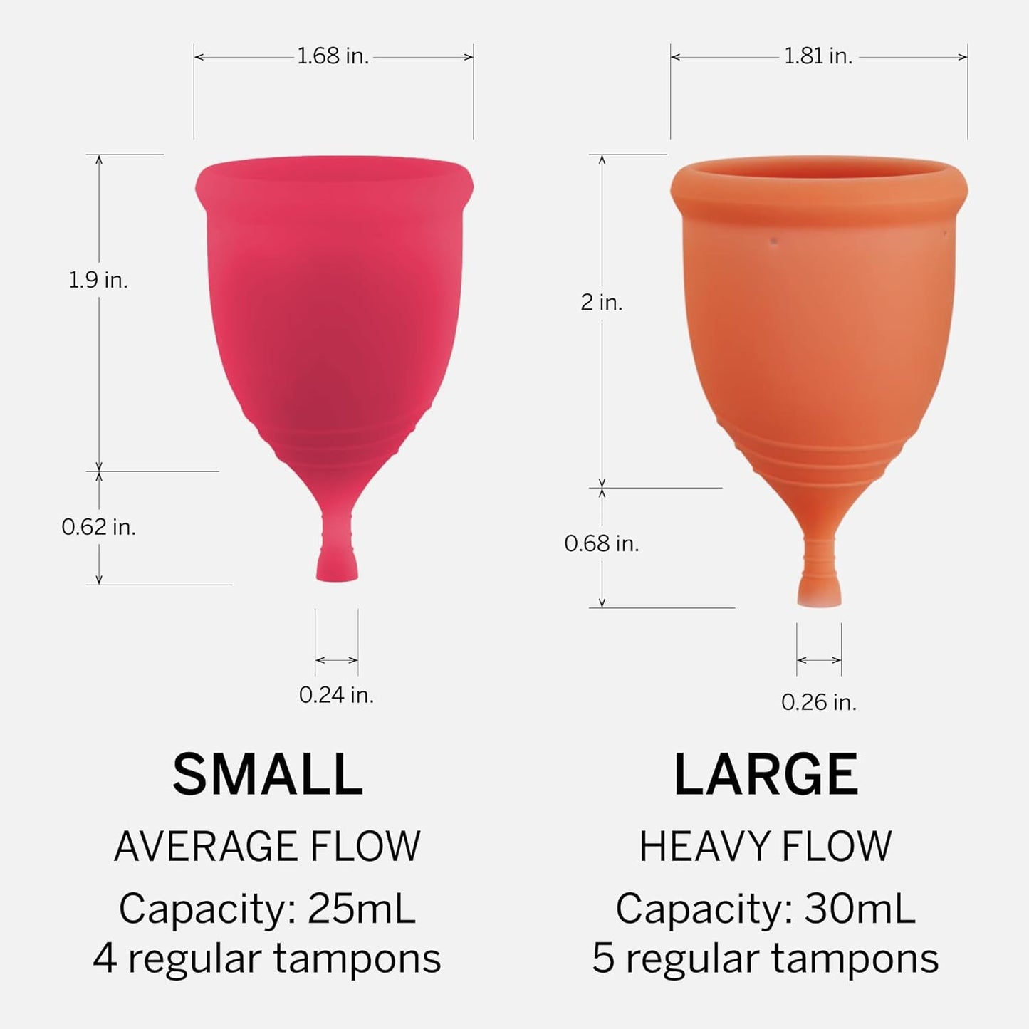Menstrual Cups with Sterilizer - Ranked 1 for Most Comfortable Soft Reusable Period Cup - Kills 99.9% of Germs with Cleaner Steamer - Wash Your Cup in 3 Minutes! - Compact Sanitizer Kit