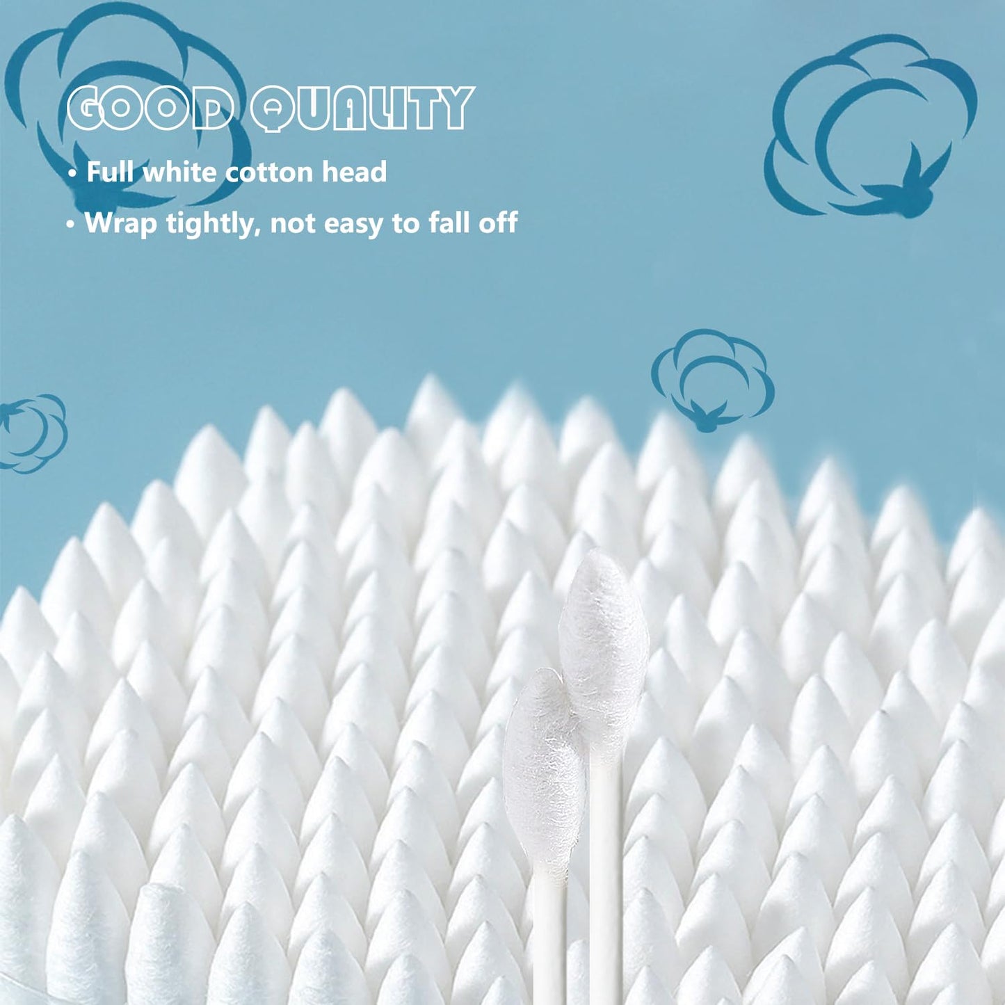 Precision Tip Cotton Swabs/Double Pointed Cotton Buds for Makeup 300pcs