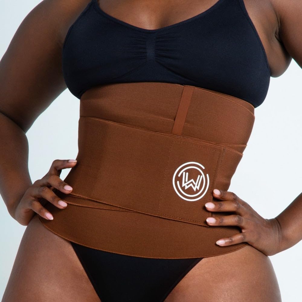 What Waist Stomach Wrap Waist trainer for women,Premium Adjustable One size Belly Wrap for Weight Loss with Velcro Fastener