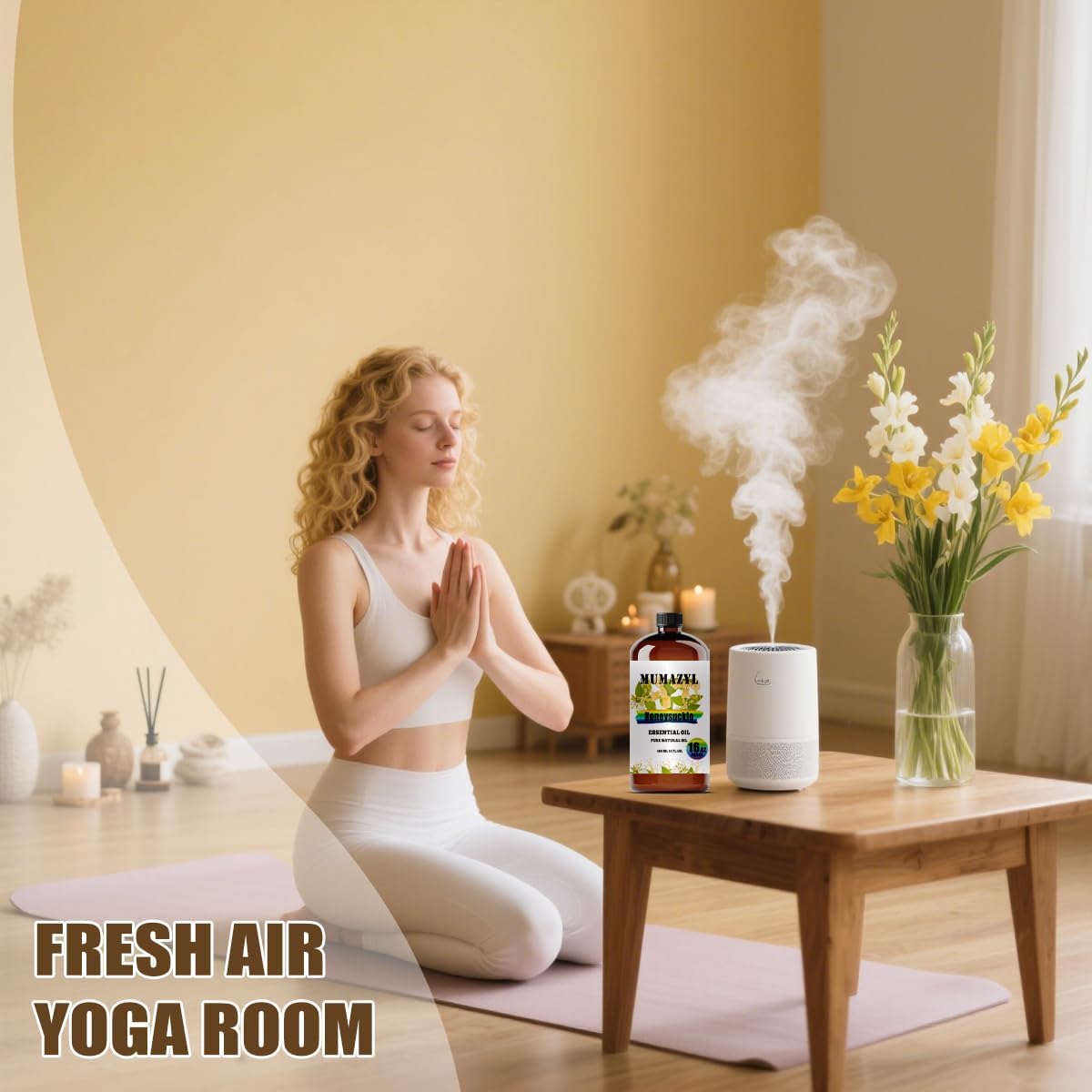 Honeysuckle Essential Oil, Honeysuckle Oil 16 Fl Oz 480ML for Diffuser Humidifier Yoga Cleaning DIY Candle Soap Making Essential Oils