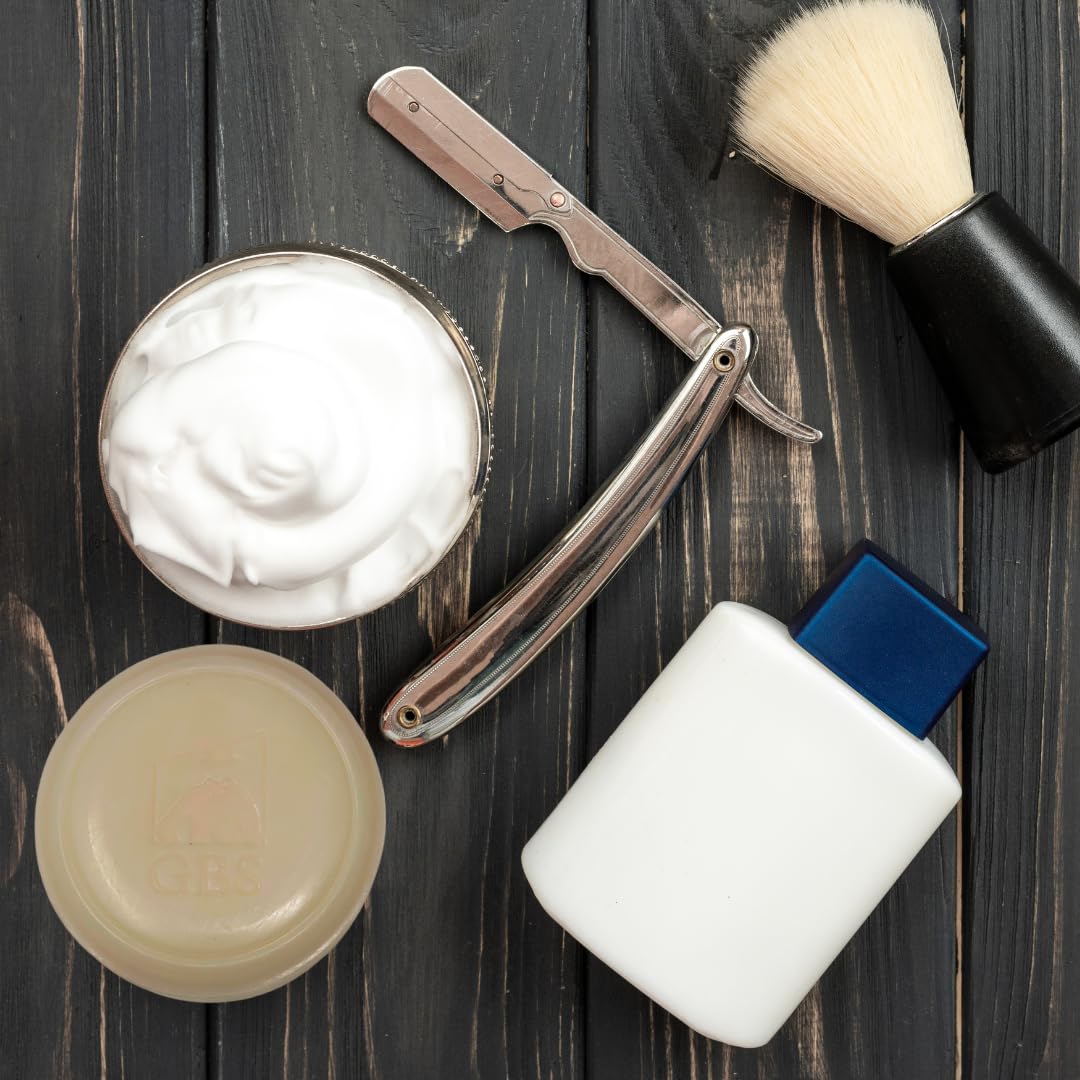 G.B.S Men's Lavender and Citrus Shaving Soap, Pack of 3