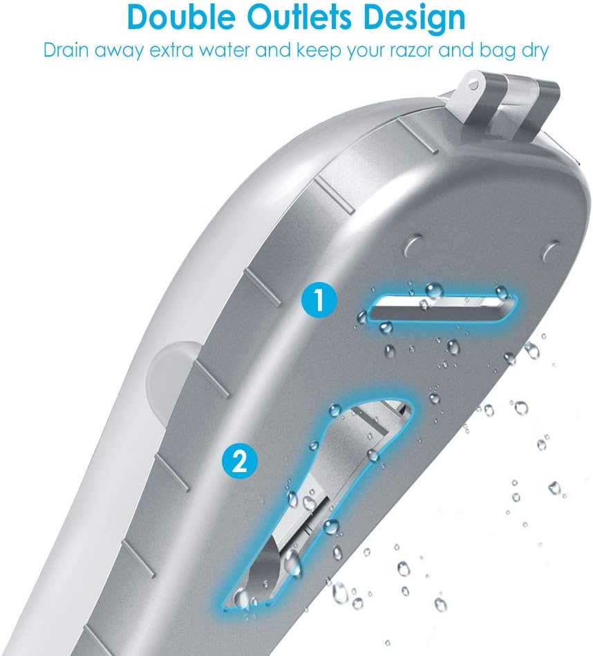 Razor Case Compatible with Gillette Proglide Fusion Men's Razor, Travel Protector Case with Carrying Bag - Gray