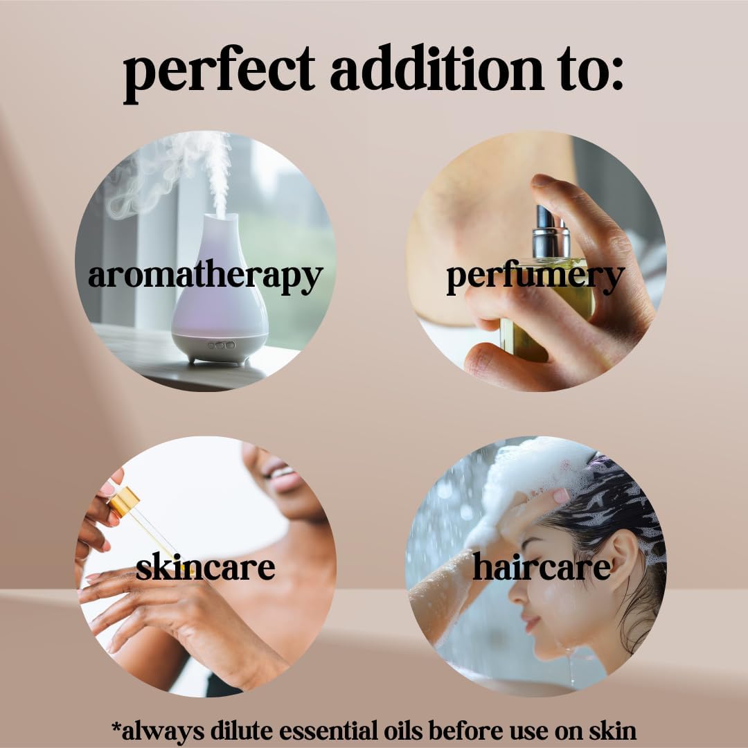 Avivni Rose Otto Essential Oil - 100% Pure & Natural, Undiluted for Aromatherapy, Hair, Diffuser (0.33oz - 10ml)