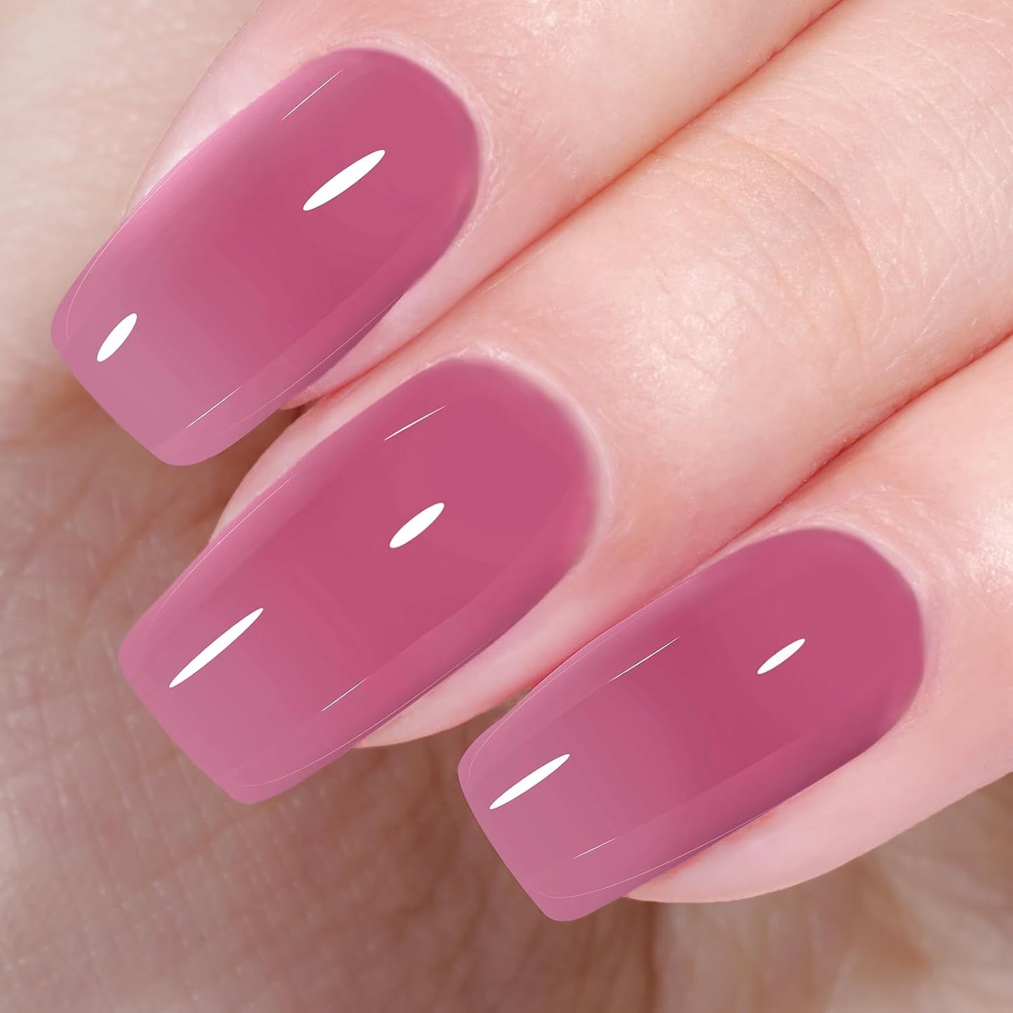 AILLSA Jelly Gel Nail Polish Violet Purple Translucent Gels Polish Jewel Grape Sheer Nail Polish Wine Color Dark Nail Gel Long Lasting Soak Off U V Gel for Nail Art at Home 0.51 Fl Oz /GB91