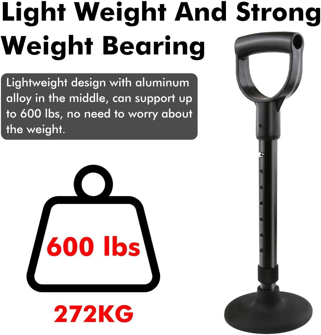 Mobility Aids Tool, Adjustable Mobile Standing Aid, Portable Aid for The Elderly, Device to Assist The Elderly in Getting Up from The Floor or Ground, Suitable for People with Knee Problems