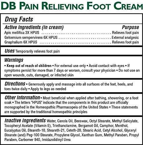MagniLife DB Pain Relieving Foot Cream, Calming Relief for Burning, Tingling, Shooting & Stabbing Foot Pain, Moisturizing Foot Cream Suitable for Diabetic and Sensitive Skin - 2 Packs of 4 oz
