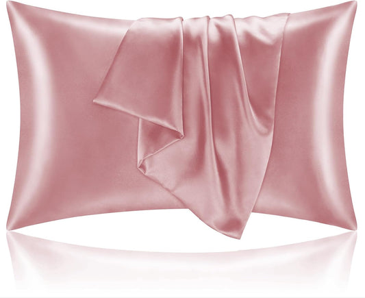 BEDELITE Satin Pillowcase for Hair and Skin, Super Soft and Cooling Similar to Silk Pillow Cases 2 Pack with Envelope Closure, Gift for Women Men(20"x40" King Size, Nostalgia)
