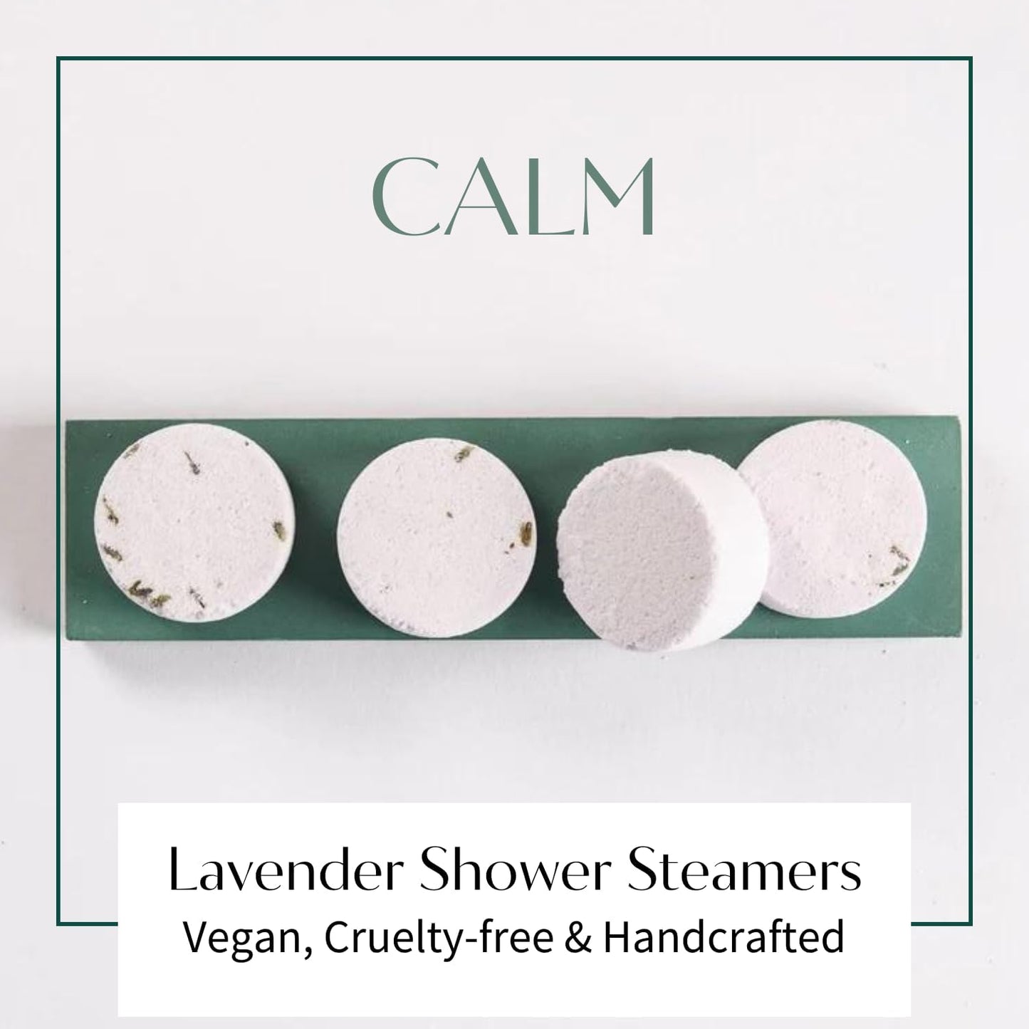 Thulisa Naturals Lavender Shower Steamers Aromatherapy | Organic Shower Bombs with Essential Oils | Self Care Christmas Birthday & Spa Gifts for Women & Men | Stocking Stuffers | 4 Pack