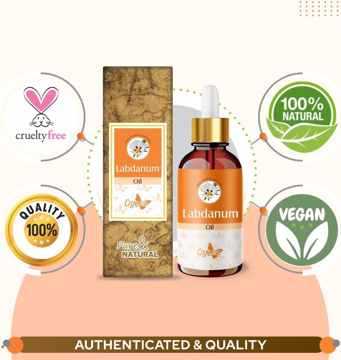 Crysalis Oil - 1.01 Fl Oz (30ml) (1.014 Fl Oz, Labdanum)