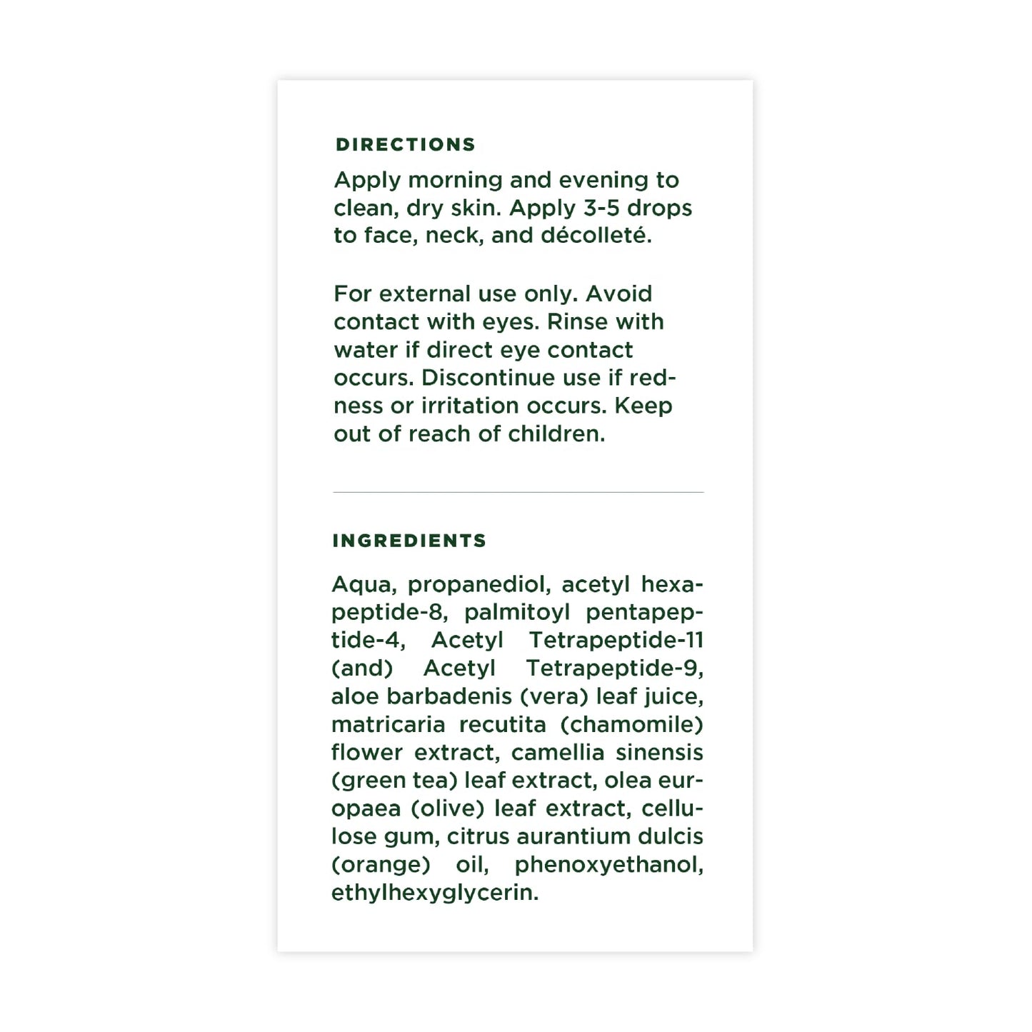 Tree of Life Beauty Hydrating Facial Serum - Pro Collagen Peptides with Argireline & Replexium - Anti Aging & Wrinkle Reduction - Dermatologist-Tested - 1 Fl Oz