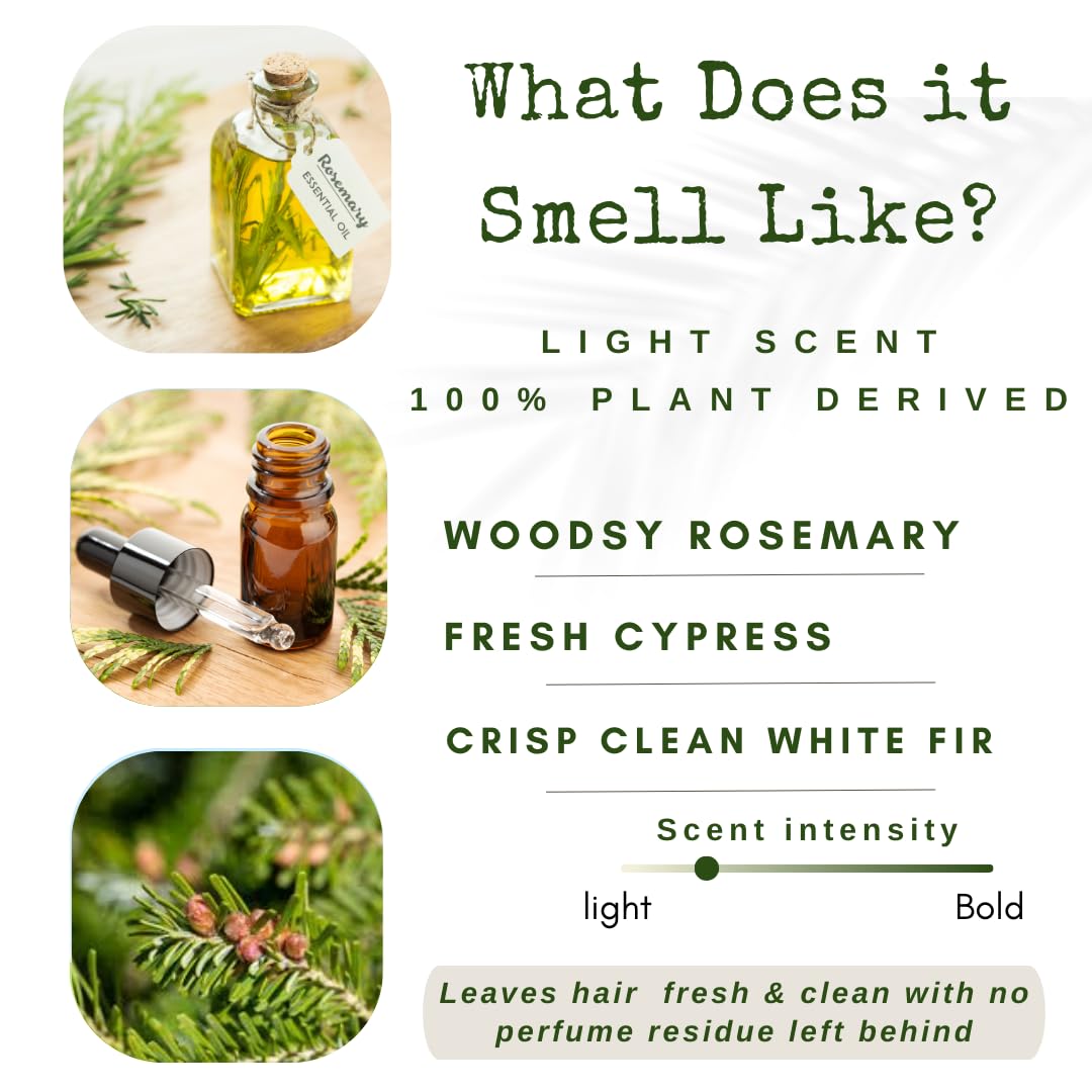 Shampoo Bar and Conditioner with Travel Tins | Rosemary, Biotin, Castor Oil | Growth, Volume, Thickening | For Thinning Hair | USA 2-pk