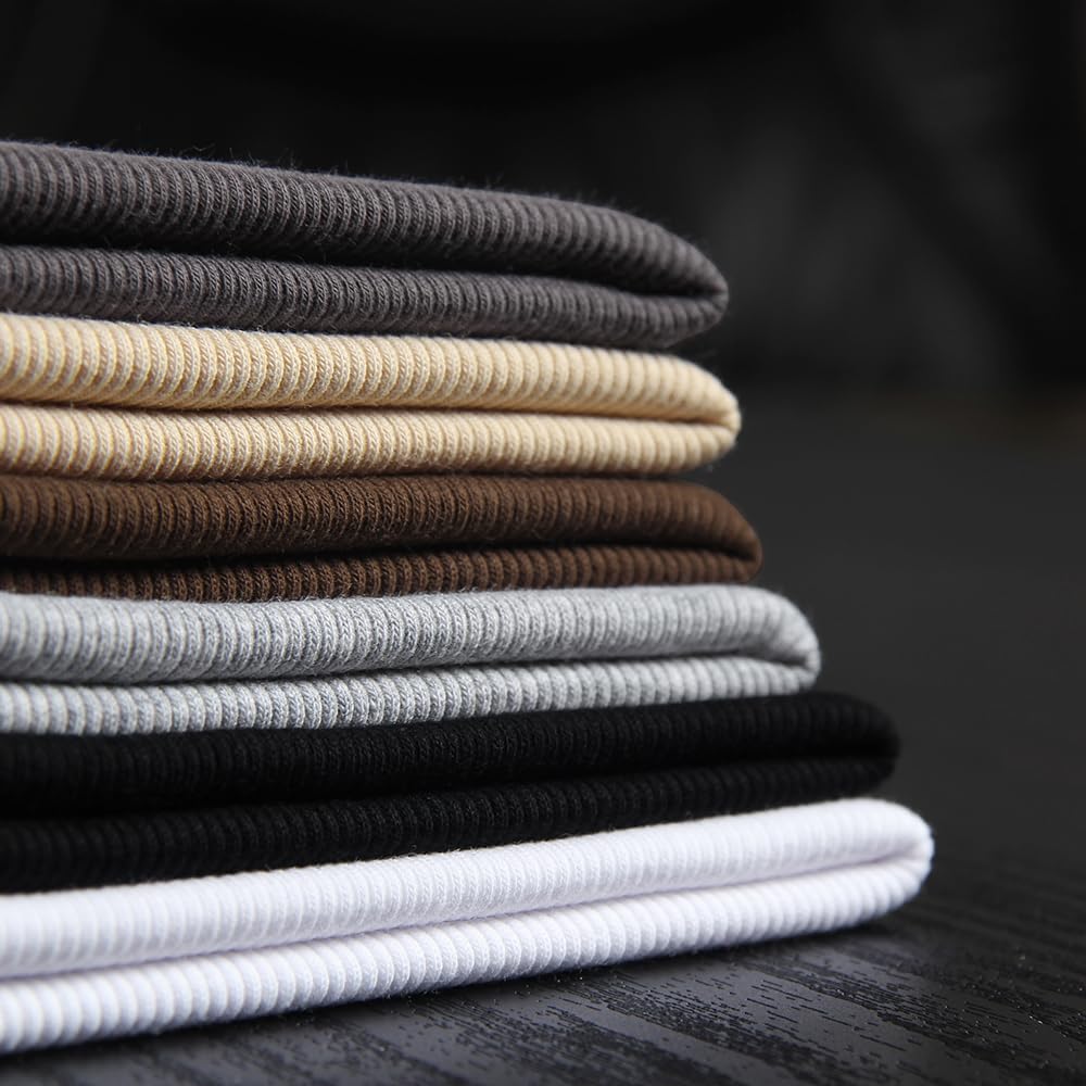 GEMBERA Womens Sleeveless Racerback High Neck Casual Basic Cotton Ribbed Fitted Tank Top