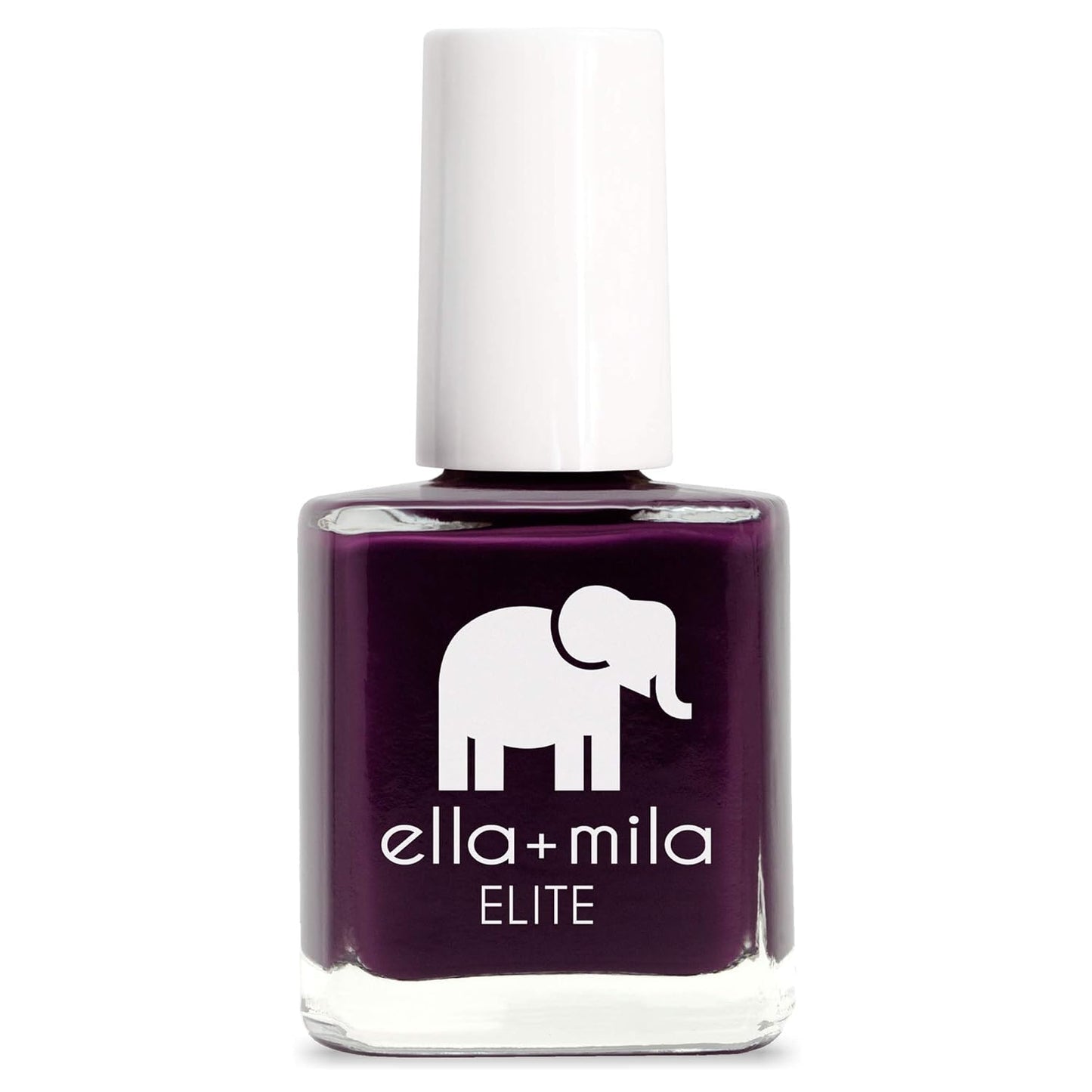Ella+mila Professional Quick Dry Nail Polish - Long-Lasting & Chip-Resistant (Elite Collection - Little Plum Dress - 0.45 fl oz)
