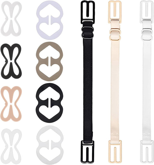 Bra Strap Clips Holder, Bra Clips to Make Racerback, Bra Strap Holders for Slip, Bra Clips for Conceal Straps - Bra Converter Cleavage