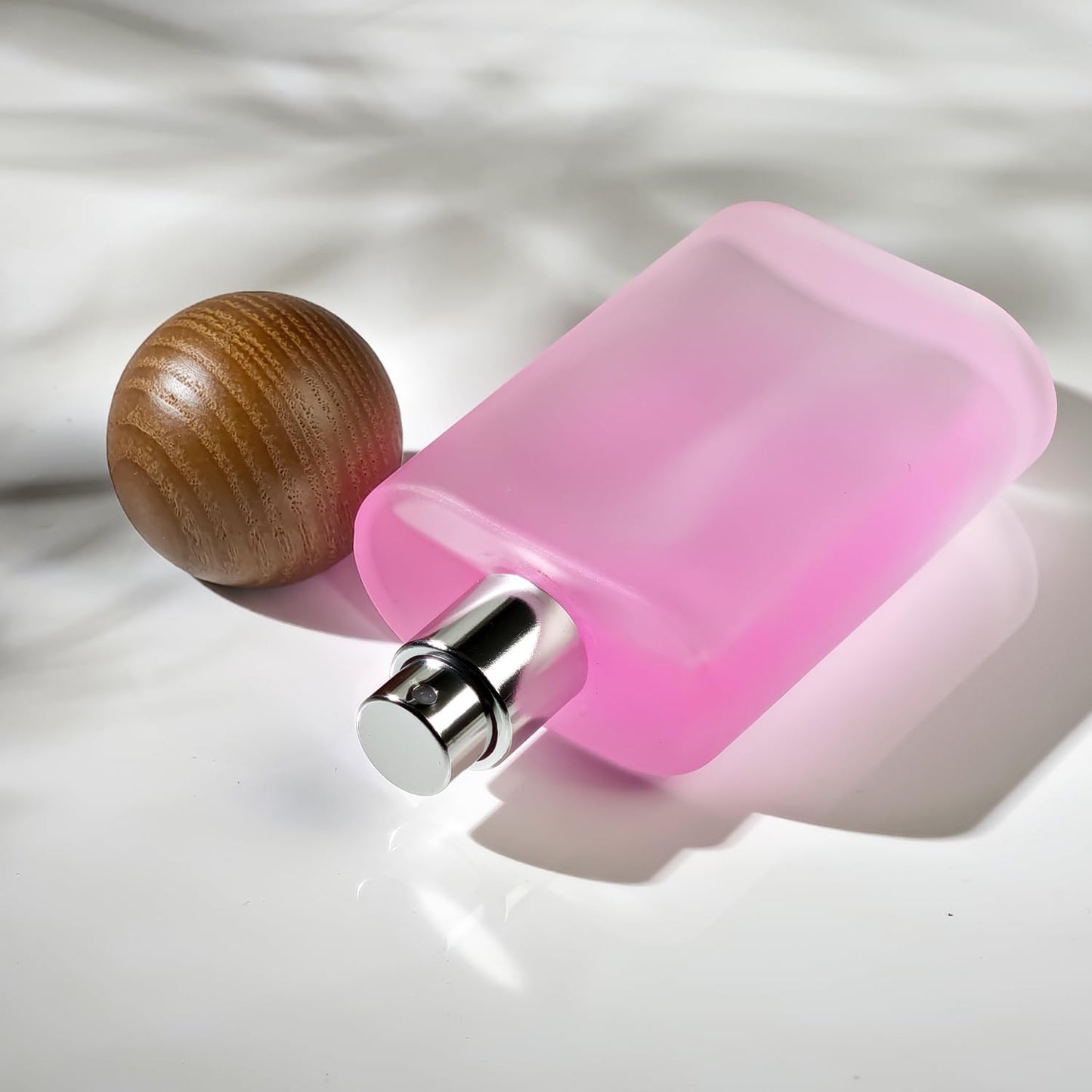 50ml/1.7 Oz Glass Spray Bottle Perfume Atomizer,Perfume Travel Refillable Spray Bottle Empty with 3 Kinds of Dispenser (B2)