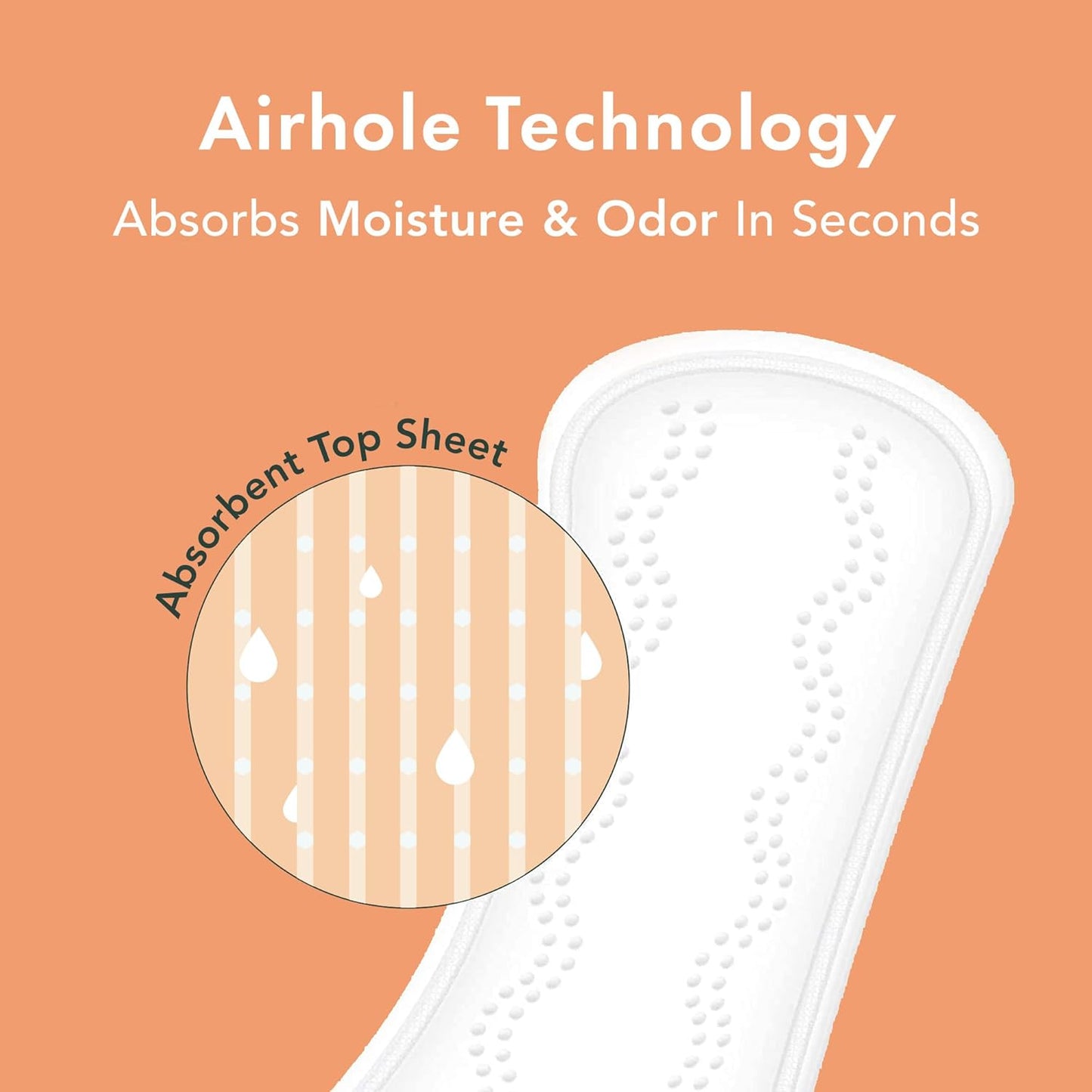 Rael Panty Liners for Women, Organic Cotton Cover - Long Pantiliners, Light Absorbency, Unscented, Chlorine Free (Long, 80 Count)