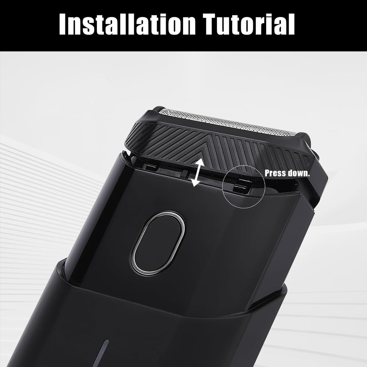 Shaver Replacement Blades compatible with Manscaped The Handyman Razor Blades for Portable Men’s Travel Facial Shaver Hair Groomer (1PACK)