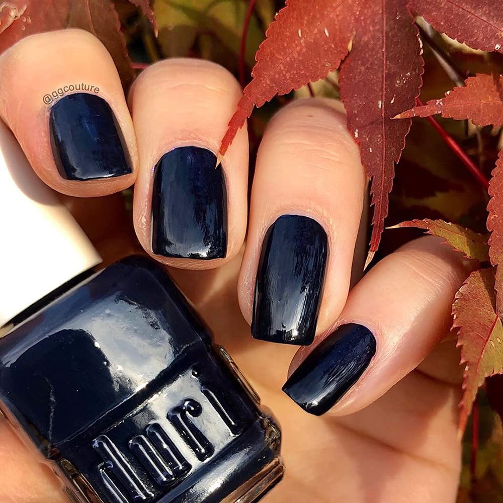 duri Nail Polish, 571 Blueberry Daiquiry, Deep Blue, Full Coverage, Glossy Finish, 0.45 Fl Oz
