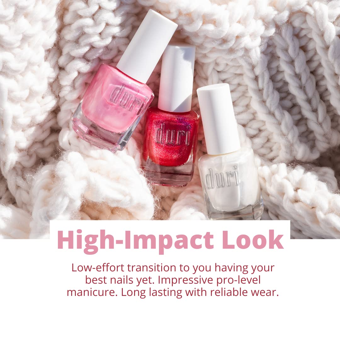 duri Nail Polish, 693 City Slicker, Bright Orange, Full Coverage, Quick Drying, NEW Brush, 0.45 Fl Oz