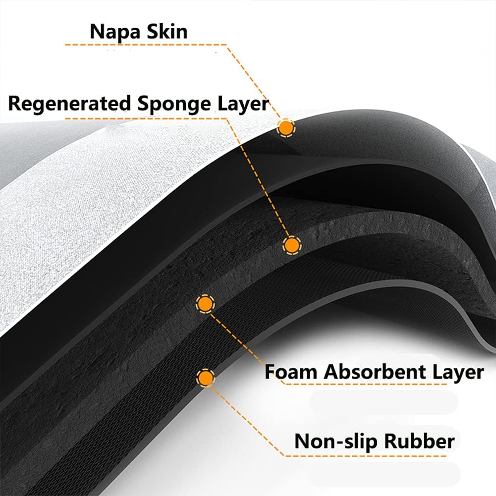 HelloTree 2Pcs Ultra Soft Napa Skin Bath Mat and U-Shaped Toilet Rug, Water Absorbent and Non Slip Shower Bath Rug for Bathroom, Tub and Shower - 20"x32"+20"x24", Khaki