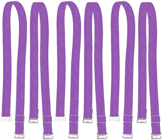 3 Pairs Adjustable Non-Slip Bra Straps Replacement for Women