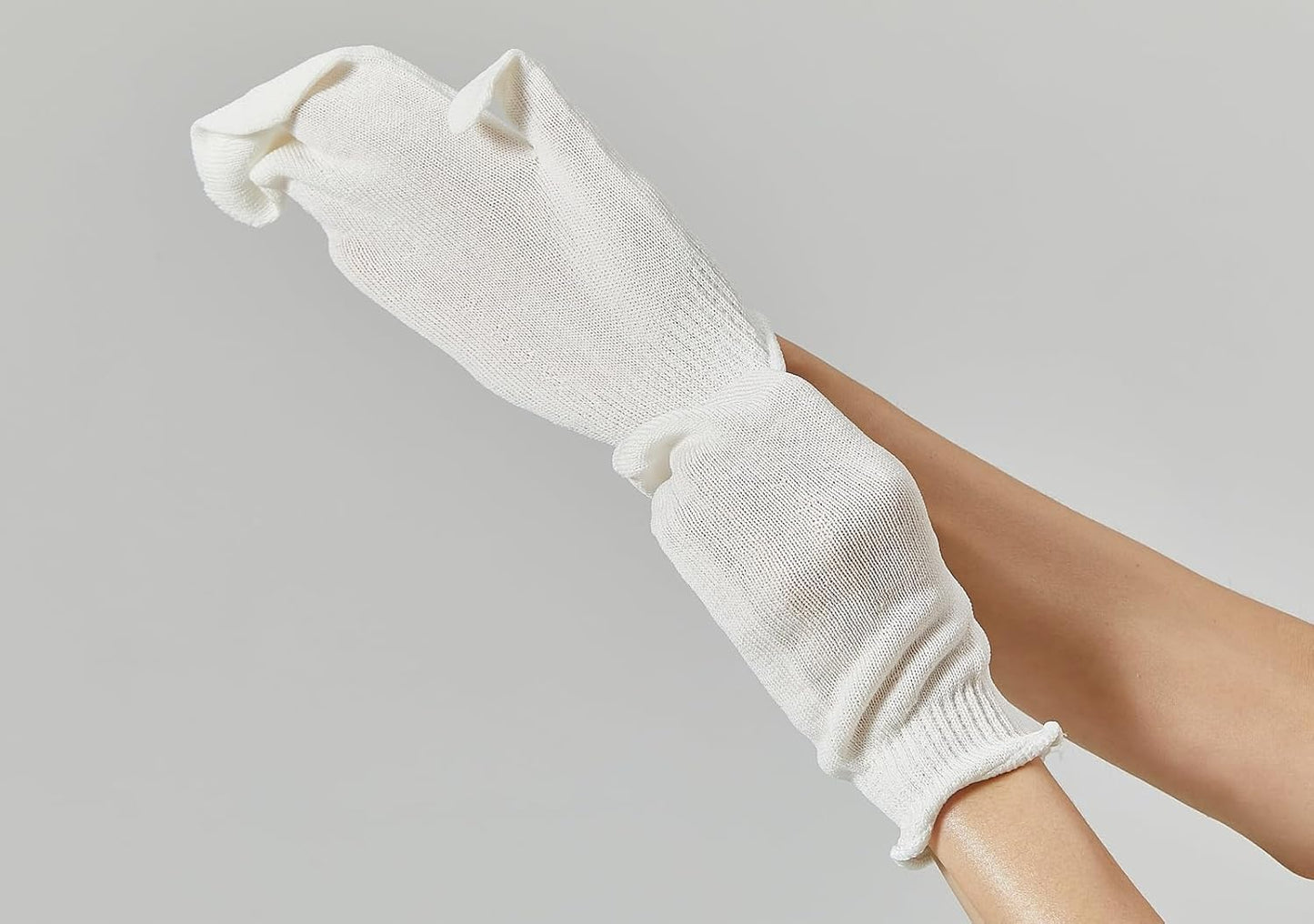 KANSO Exfoliating SONMOA Shower Towel – Natural Viscose Glove for Gentle Exfoliation, Chemical-Free, Hand-Sewn, Made in Korea – 1 Pair or 2 Pair Set Options (1-Pair Set)